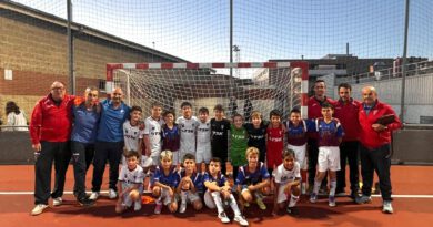1ª Benjamín: Empate 3 – 3, entre los equipos del club, donde se vio un buen partido de fútbol.